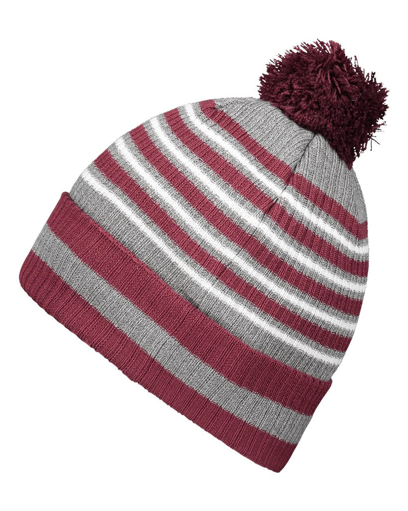 Maroon/ Heather Grey/ White