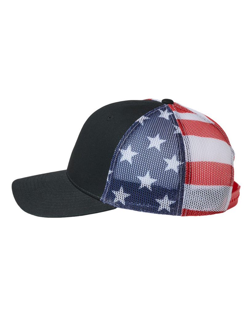 Black/ USA Flag