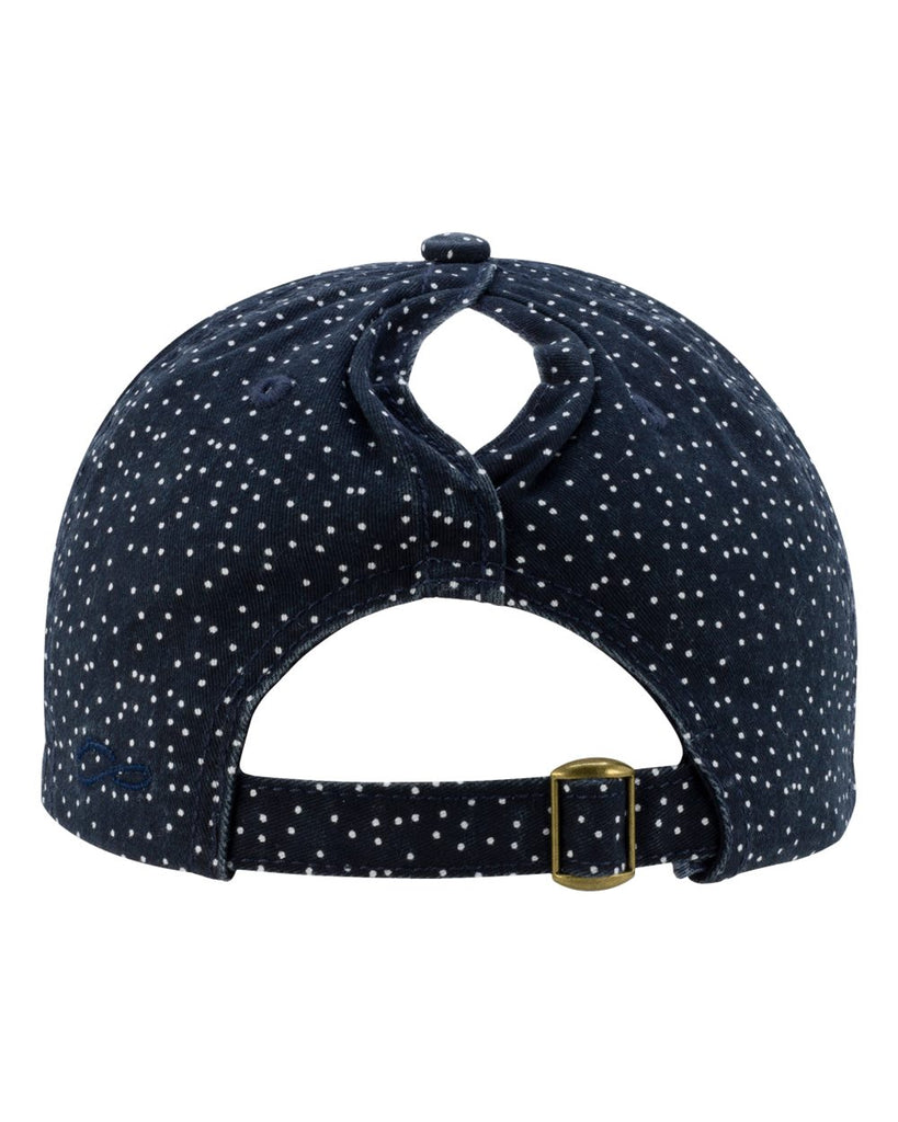 Navy/ White Polka Dots