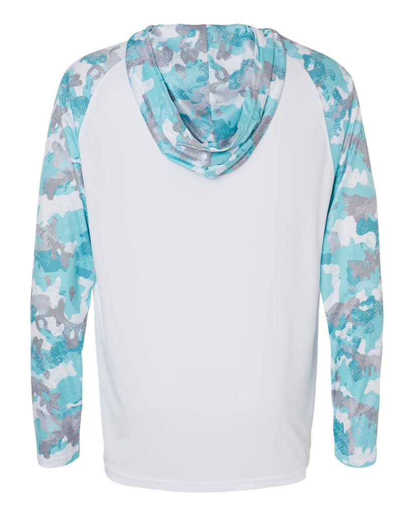 White/ Aqua Camo