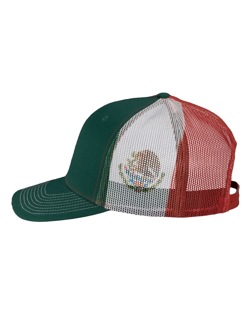 Dark Green/ Red/ Mexico Flag