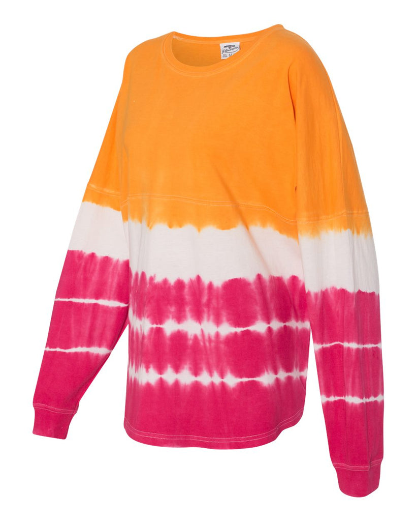 Atomic Orange/ Cosmic Pink Tie-Dye