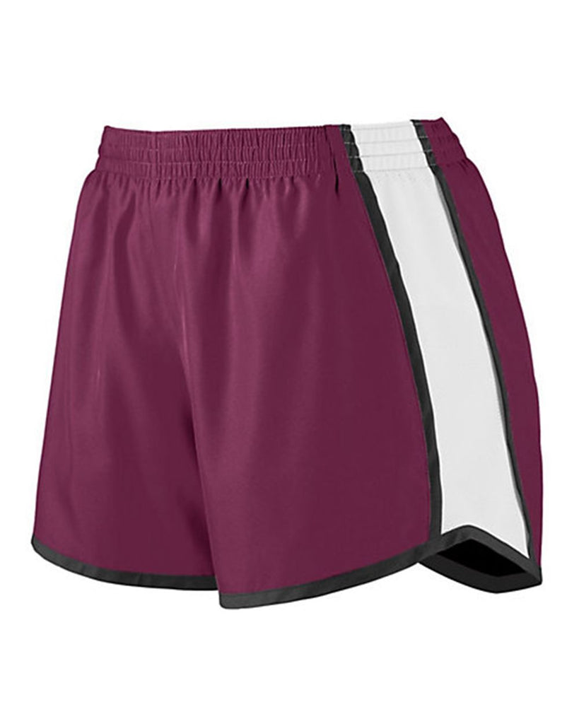 Maroon/ White/ Black