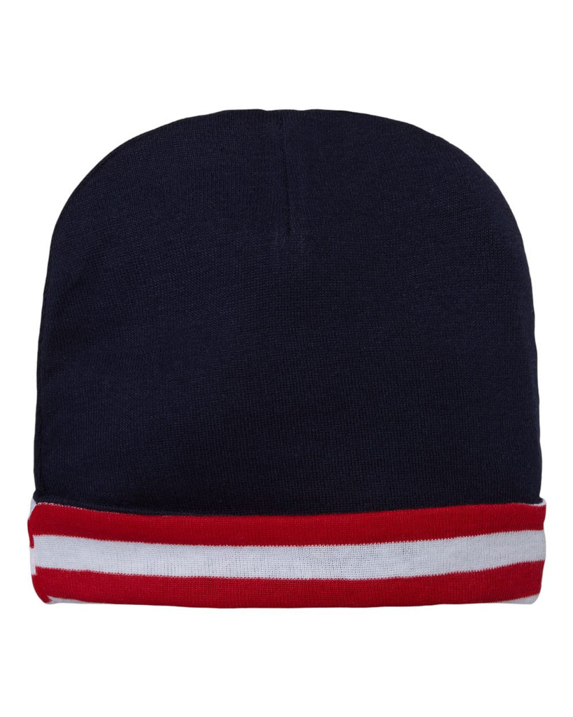 Navy/ Red-White Stripe