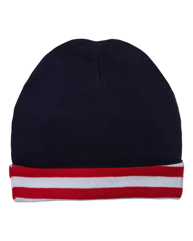 Navy/ Red-White Stripe