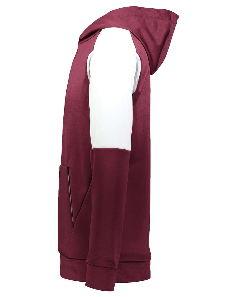 Maroon/ White