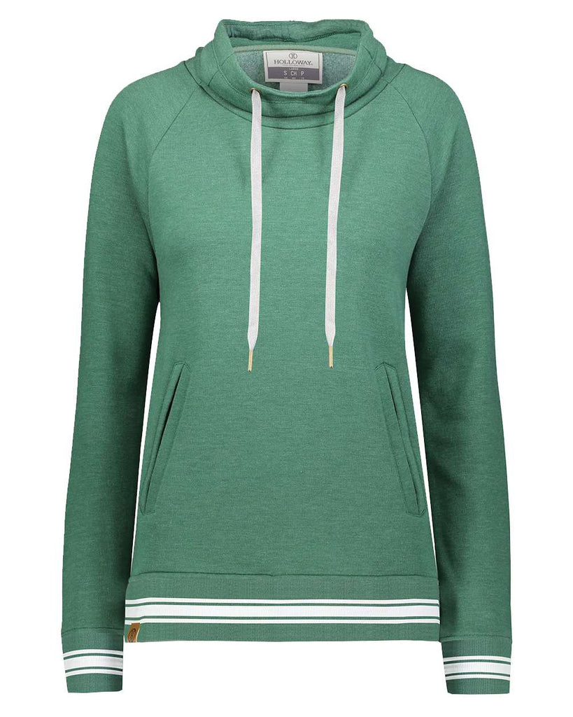 Dark Green Heather/ White