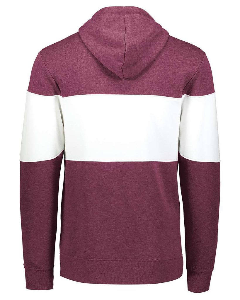 Maroon Heather/ White