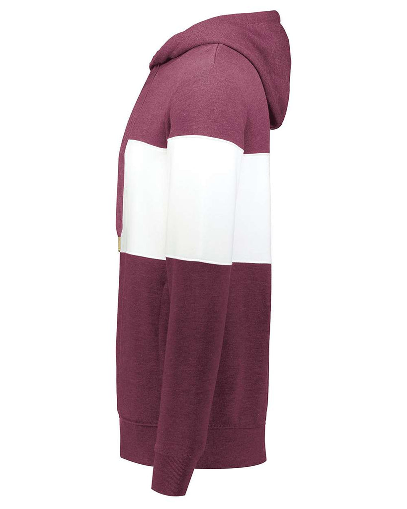 Maroon Heather/ White