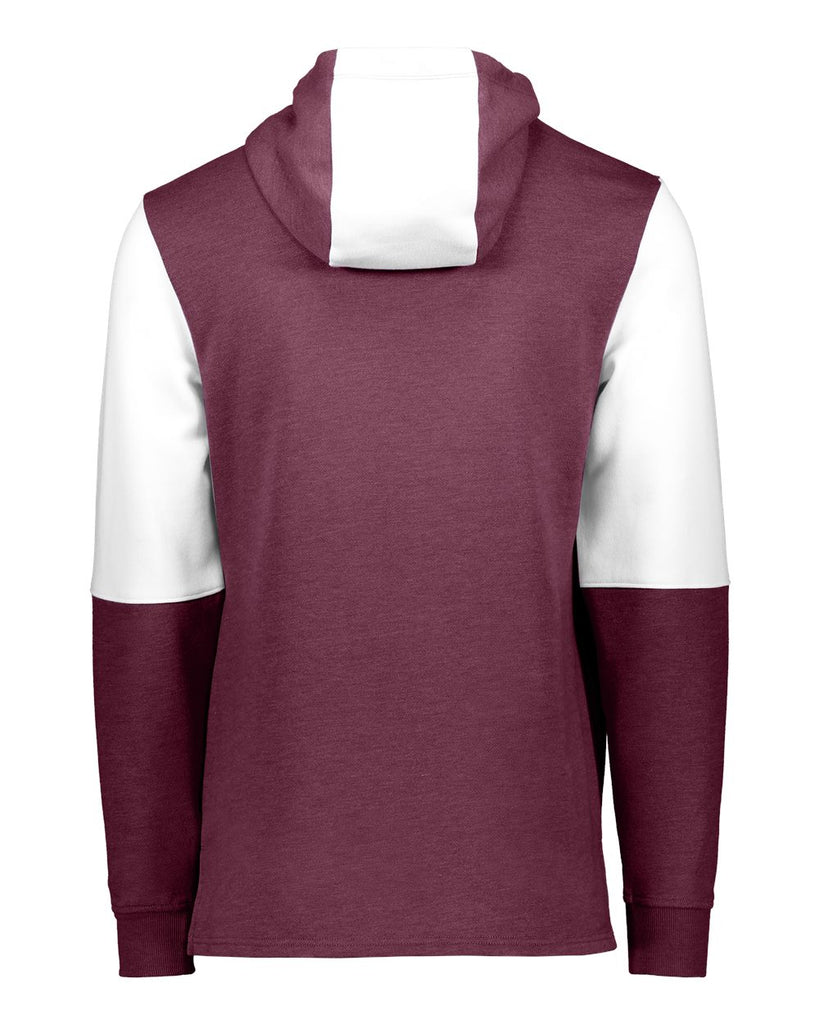 Maroon Heather/ White