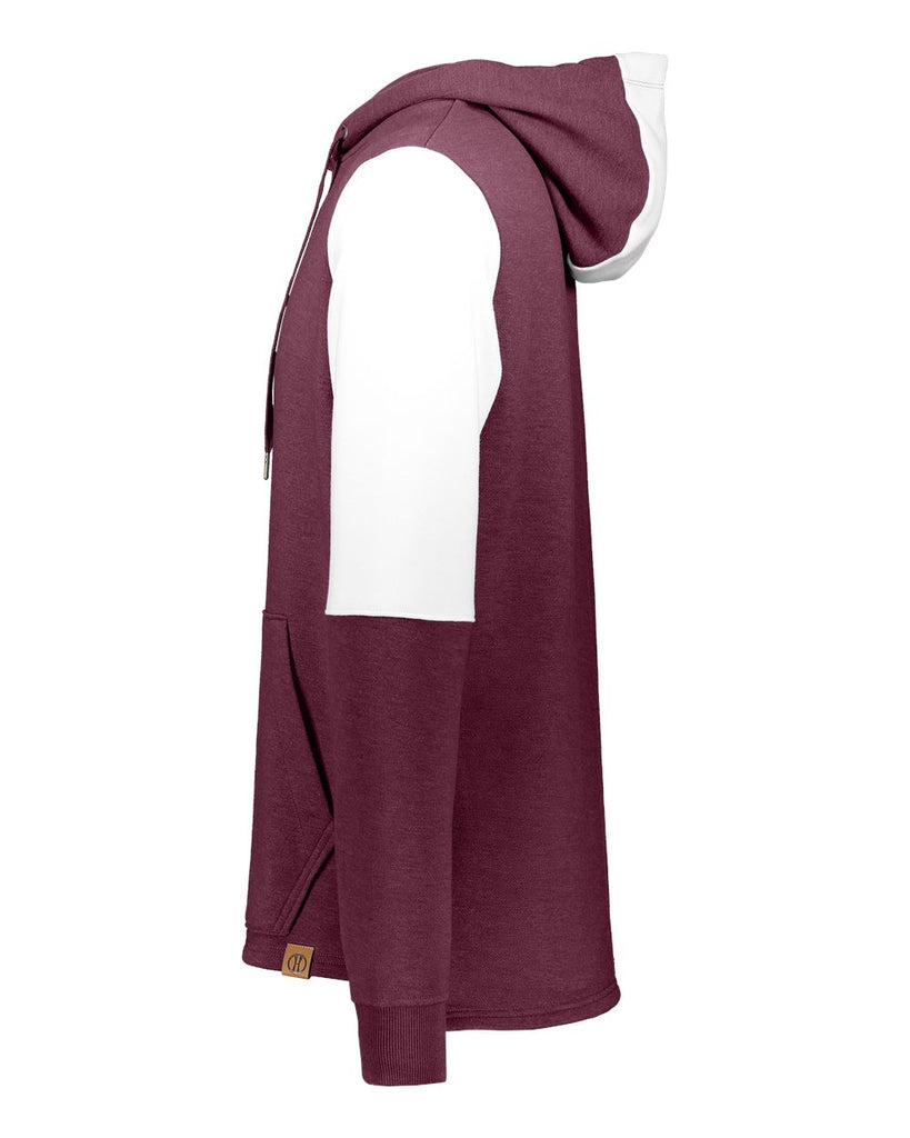 Maroon Heather/ White